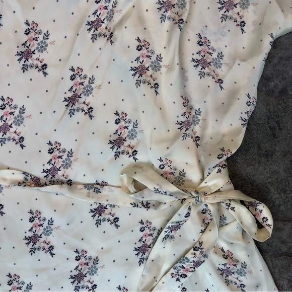 WUKOGALS floral long asymmetric dress size L - Picture 5 of 10